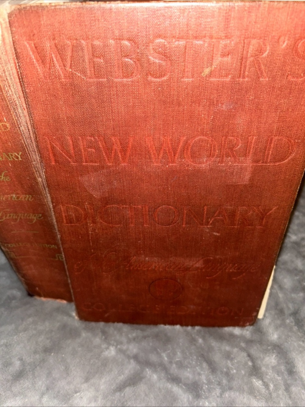 Webster’s New World Dictionary Of The American Language College Edition 1960 HC